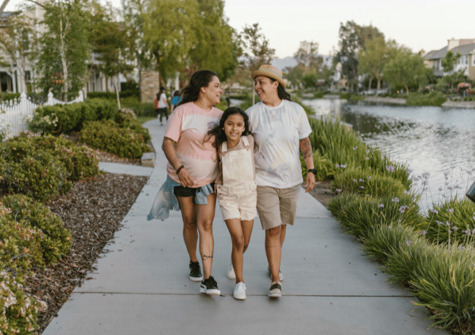 Family mindful walk